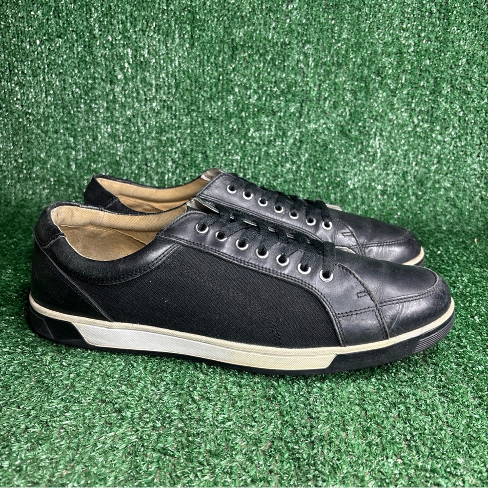 Cole Haan Men's Black Vartan Sport C12195 Leather Oxford Sneaker Shoes Size 12